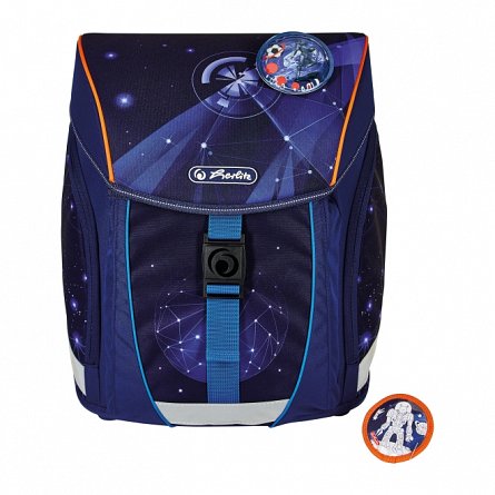 Ghiozdan Herlitz FiloLight, 38 x 32 x 22 cm, Galaxy Game