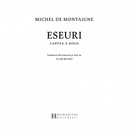 Eseuri. Cartea a doua