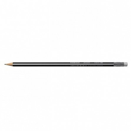 Creion grafit ErichKrause Accent, HB, cu radiera
