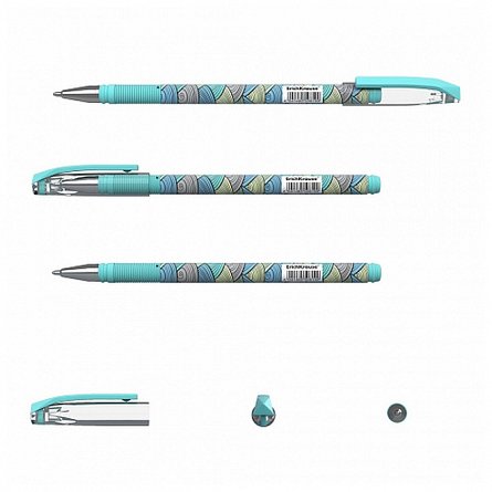 Pix ErichKrause Color Touch Emerald Wave, 0.7 mm, albastru