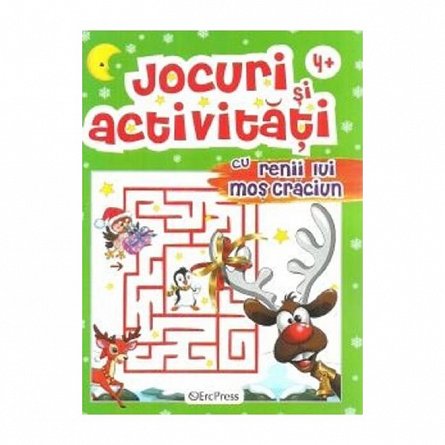 Jocuri si activitati cu renii lui Mos Craciun