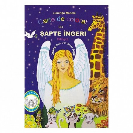 Carte de colorat cu sapte ingeri