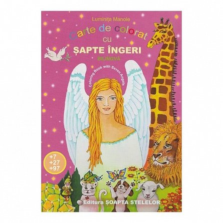 Carte de colorat cu sapte ingeri