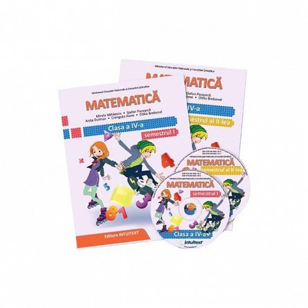Matematica. Manual plus CD. Clasa 4 Sem.1 plus 2