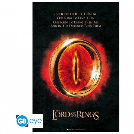 Poster Lord of the Rings, The One Ring, 91.5 x 61 cm