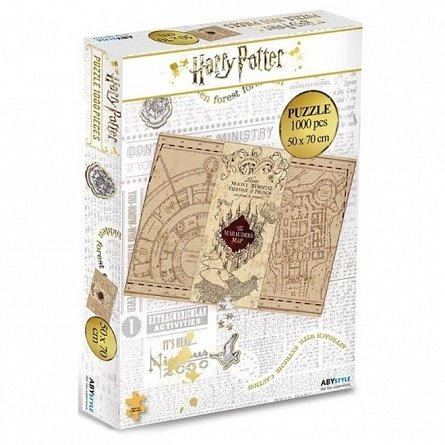 Puzzle 1000 piese Harry Potter - Marauder's Map
