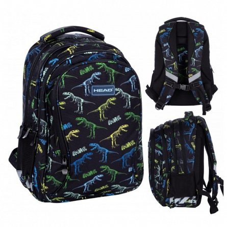Rucsac Head, 39 x 28 x 15 cm, 4 compartimente, Dinos Era