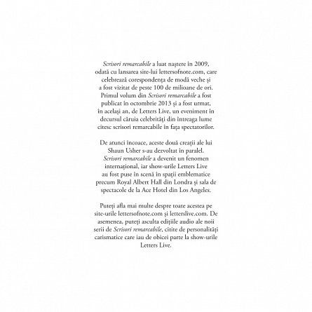 Muzica. Scrisori remarcabile