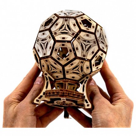 Puzzle mecanic din lemn, Wooden.City, Cupa Football, 175 piese