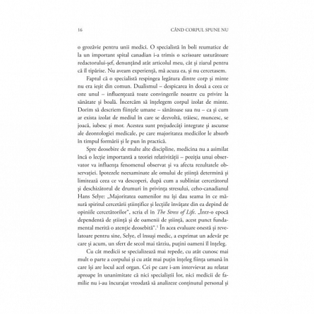 Cand corpul spune nu. Editie de colectie