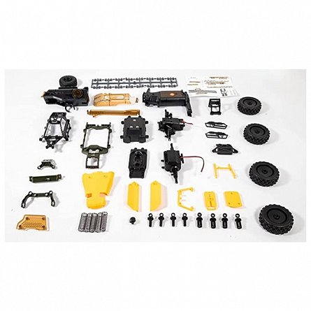 Kit de constructie auto Amewi Oldschool Buggy, 2.4 Ghz, 1:18, 63 piese, 8 Km-h