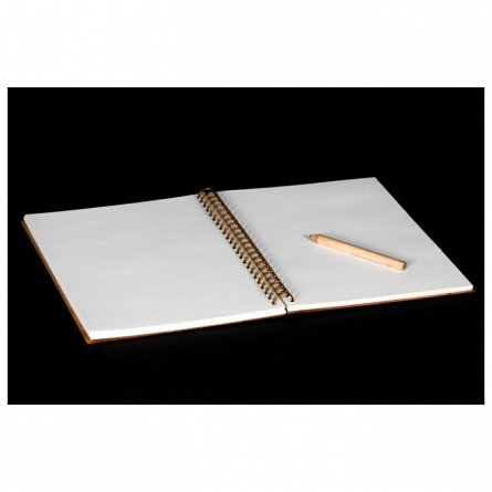 Agenda A5 personalizata din lemn - model filigranat