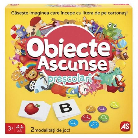 Joc Obiecte ascunse - Prescolari, 3 ani+
