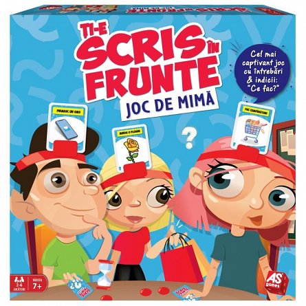 Joc Hedbanz - Ti-e Scris in Frunte - Joc de mima, 7 ani plus