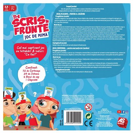 Joc Hedbanz - Ti-e Scris in Frunte - Joc de mima, 7 ani plus