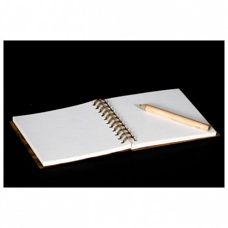 Agenda 10x10 personalizata din lemn - "Be kind!"