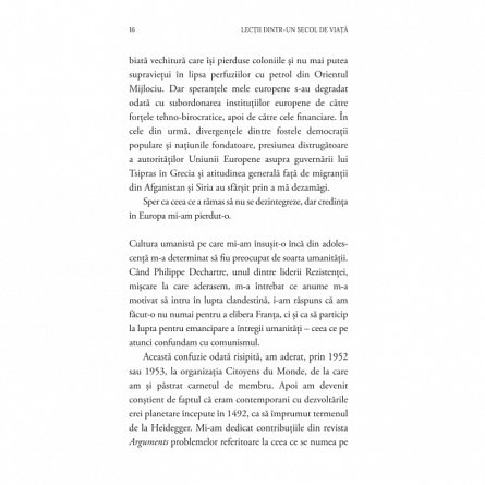 Lectii dintr-un secol de viata