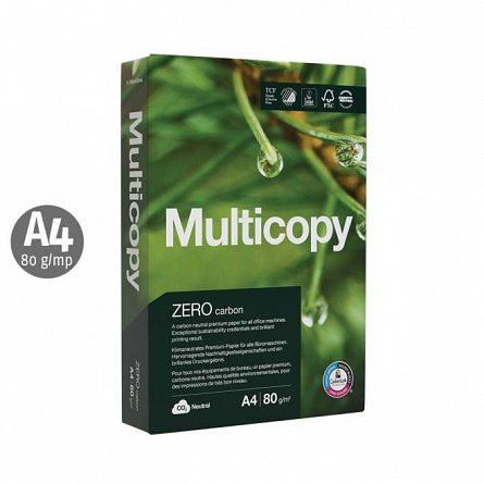 Hartie A4, 80 g-mp, 500 coli-top, Multicopy Zero