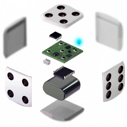 Zaruri inteligente GoDice, set 2 buc, bluetooth