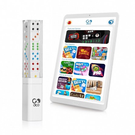Zaruri inteligente GoDice, set 6 buc, bluetooth