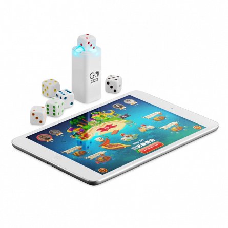 Zaruri inteligente GoDice, set 6 buc, bluetooth
