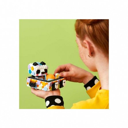LEGO DOTS: Tavita cu urs panda 41959