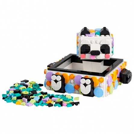 LEGO DOTS: Tavita cu urs panda 41959