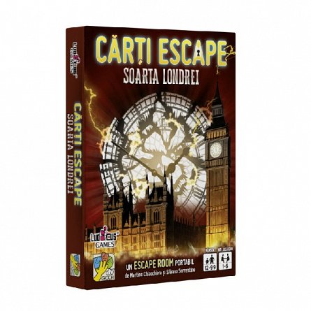 Joc carti Escape - Soarta Londrei, 12 ani plus