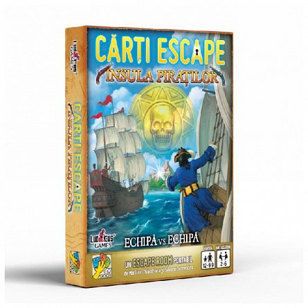Joc carti Escape - Insula piratilor, 12 ani+