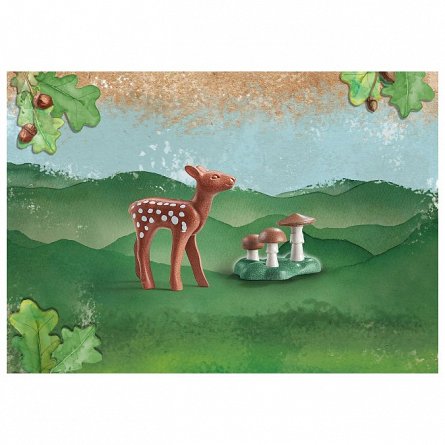 Playmobil Wiltopia - Pui de cerb, 4 ani plus