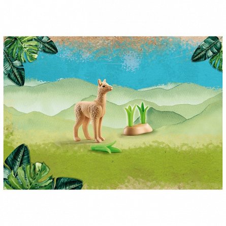 Playmobil Wiltopia - Pui de alpaca, 4 ani plus