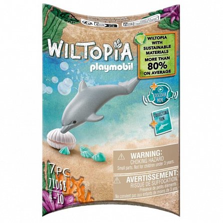Playmobil Wiltopia - Pui de delfin, 4 ani+
