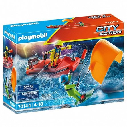 Playmobil City Action - Salvamar cu barca de viteza, 4 ani plus