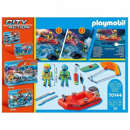 Playmobil City Action - Salvamar cu barca de viteza, 4 ani plus