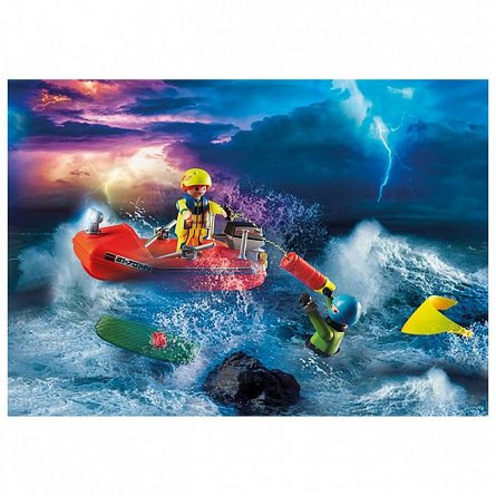 Playmobil City Action - Salvamar cu barca de viteza, 4 ani plus