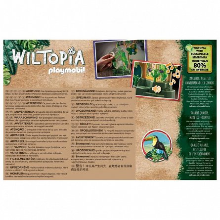 Playmobil Wiltopia - Padure tropicala, 4 ani plus