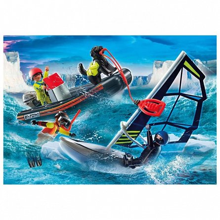 Playmobil City Action - Echipa de salvare cu caine, 4 ani plus