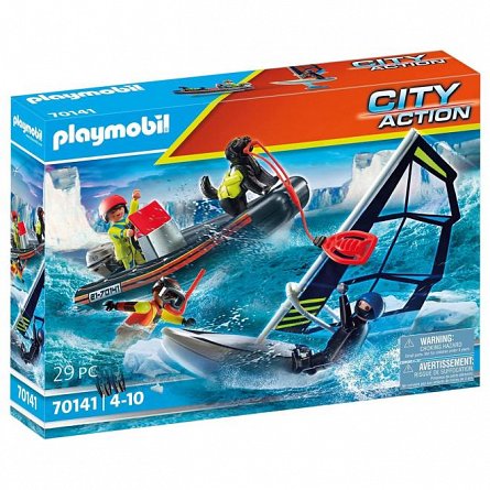Playmobil City Action - Echipa de salvare cu caine, 4 ani plus