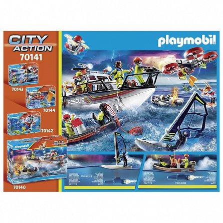 Playmobil City Action - Echipa de salvare cu caine, 4 ani plus