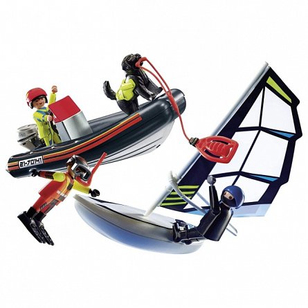 Playmobil City Action - Echipa de salvare cu caine, 4 ani plus