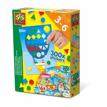 SES - Set educativ, Invat sa recunosc forme, 3 ani plus