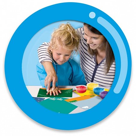 Primul set de pictura cu mainile, Animale, 1 an, SES