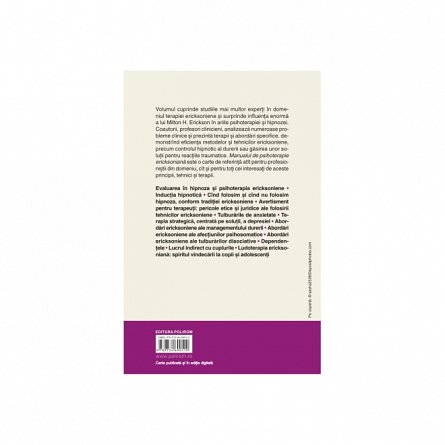 Manual de psihoterapie ericksoniana