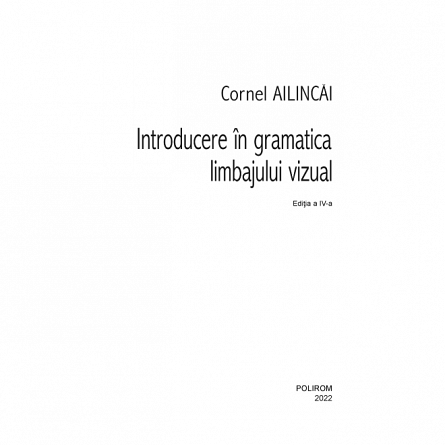 Introducere in gramatica limbajului vizual