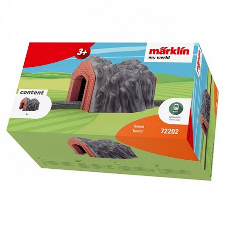 Tunel feroviar montan Marklin, plastic, my world