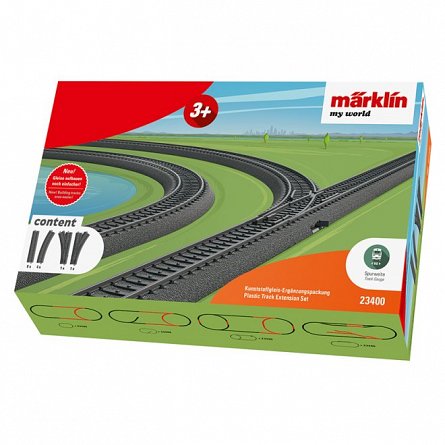 Set extensie sine feroviare Marklin, plastic, my world