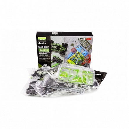Kit de constructie auto Amewi Razor Buggy, 2.4GHz, 1:18, 74 piese, 8 Km-h