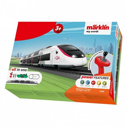 Start set trenulet electric Marklin TGV Duplex, my world