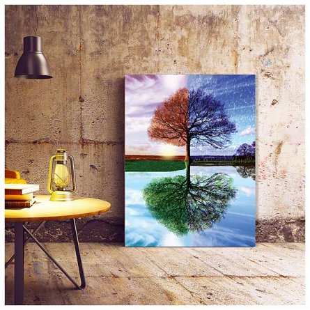 Tablou Canvas Four Seasons In One Reflection, 30x40cm