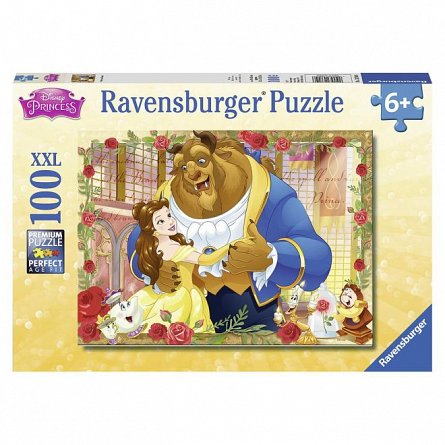 Puzzle Disney Frumoasa si Bestia, 100 piese